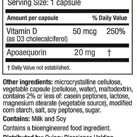 PREVAGEN EXTRA STRENGHT 20MG 60 CAPSULES (3 PACK 180 DAYS SUPPLY) Exp:12/30/2028 - Picture 2 of 2